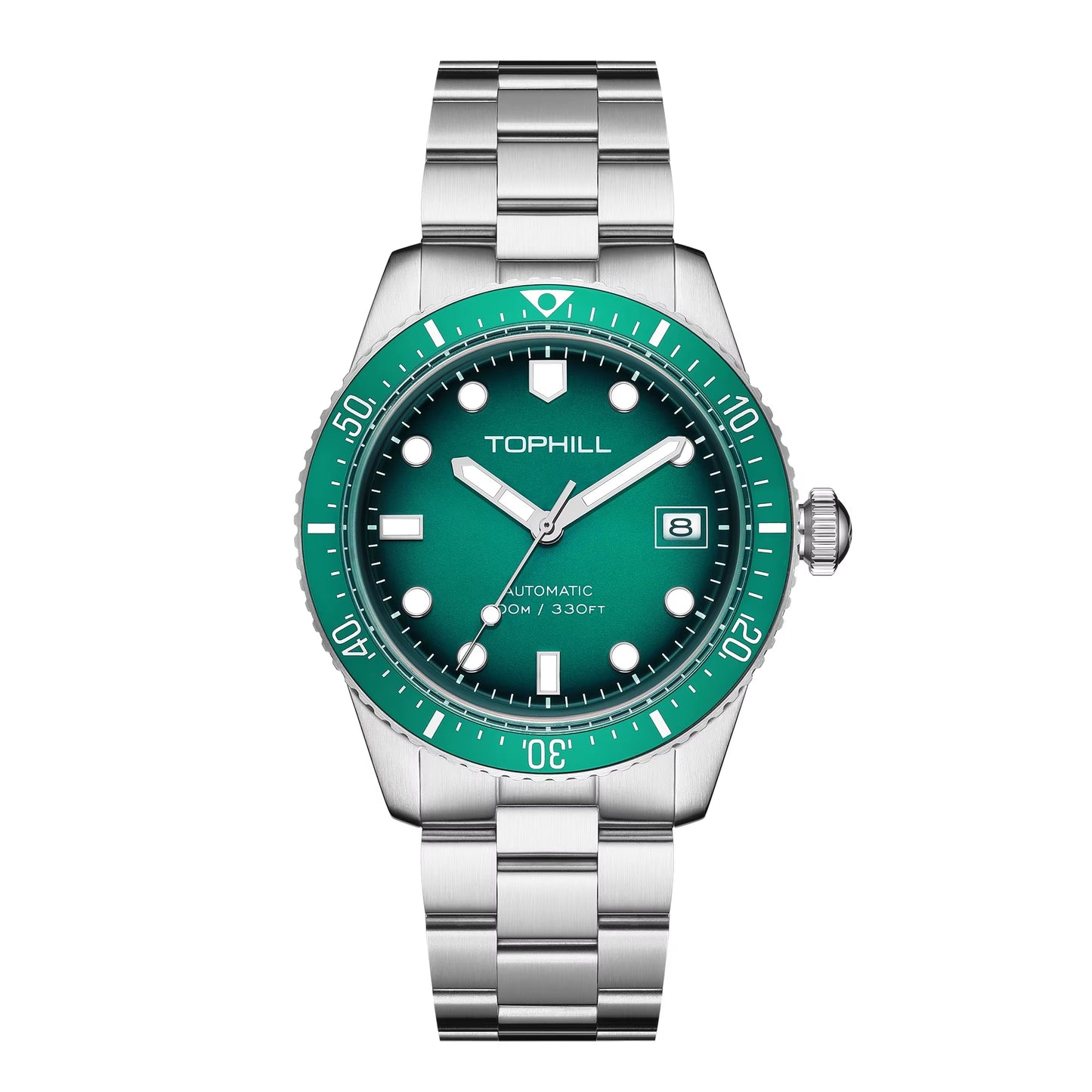 Watches Business Automatic Movement NH35 Mechanical Watches 10Bar Waterproof