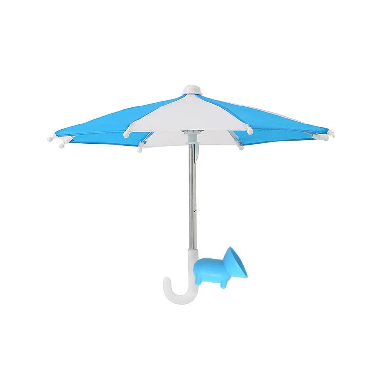 Mini Umbrella for Smart Phone with Suction Cup Holder, Outdoor Anti-Glare Sunshade Cover, Anti-Reflective Screen Protector 2025