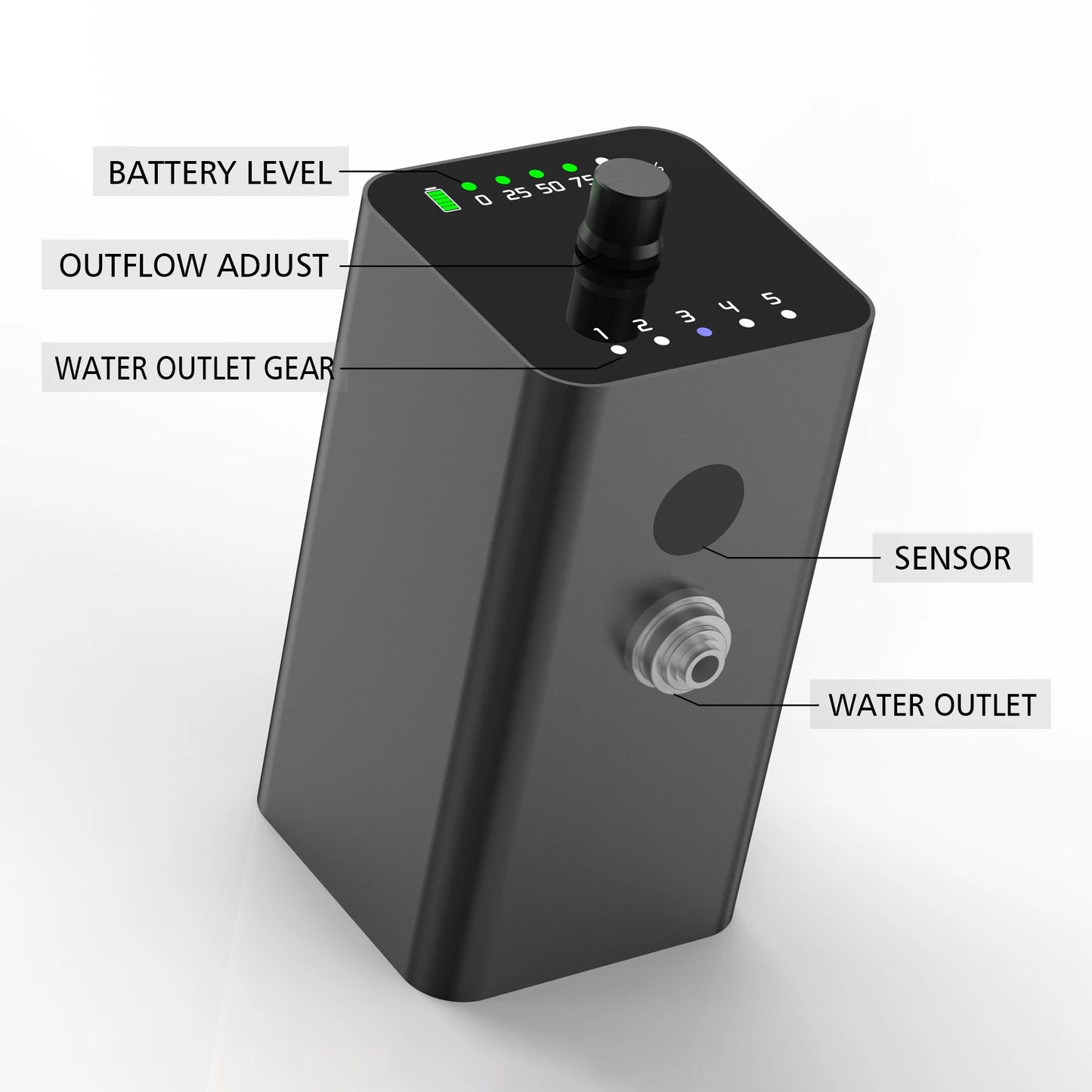 Tattoo Needle Washer Automatic Ink Flush with Strong Suction Automatic Induction Tattoo Washer Needle Tool Tattoo Supplies