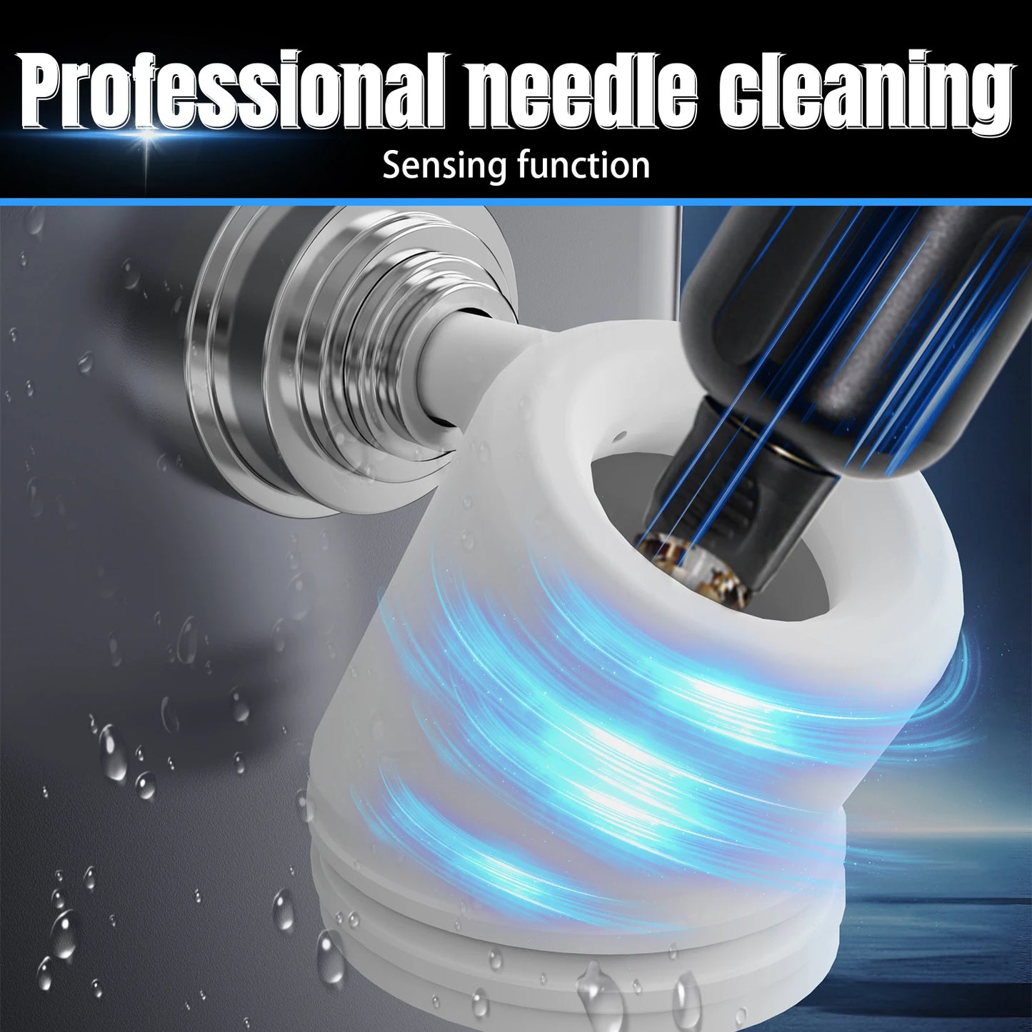 Tattoo Needle Washer Automatic Ink Flush with Strong Suction Automatic Induction Tattoo Washer Needle Tool Tattoo Supplies