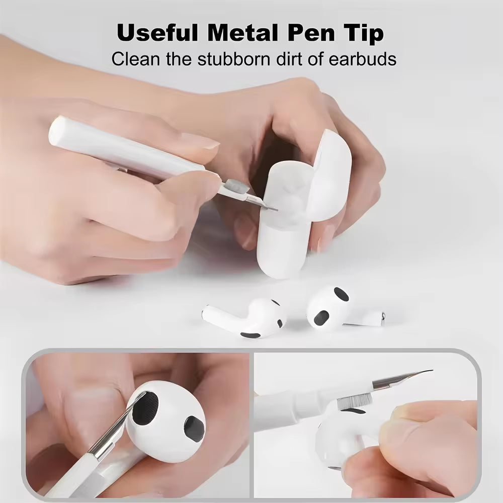 Cleaning Pen for Cleaner Kit Set Compatible with Airpods Pro 1 2 Wireless Earphone Cleaning Tools for Bluetooth Headset