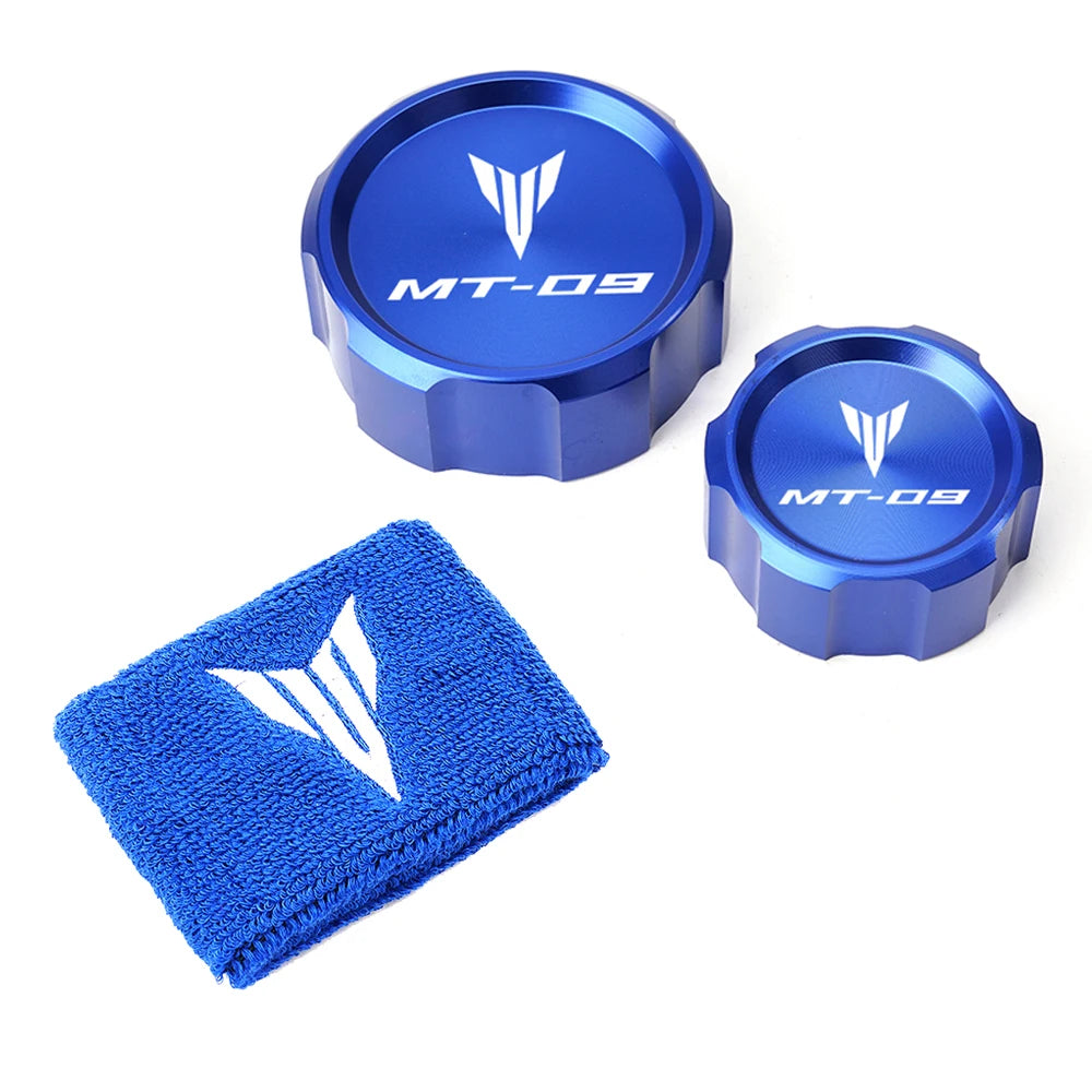 For Yamaha MT09 MT 09 MT-09 SP 2021-2024 2023Motorcycle Front Rear Brake Fluid Reservoir Cover Cap Sock Engine Oil Filler Cap