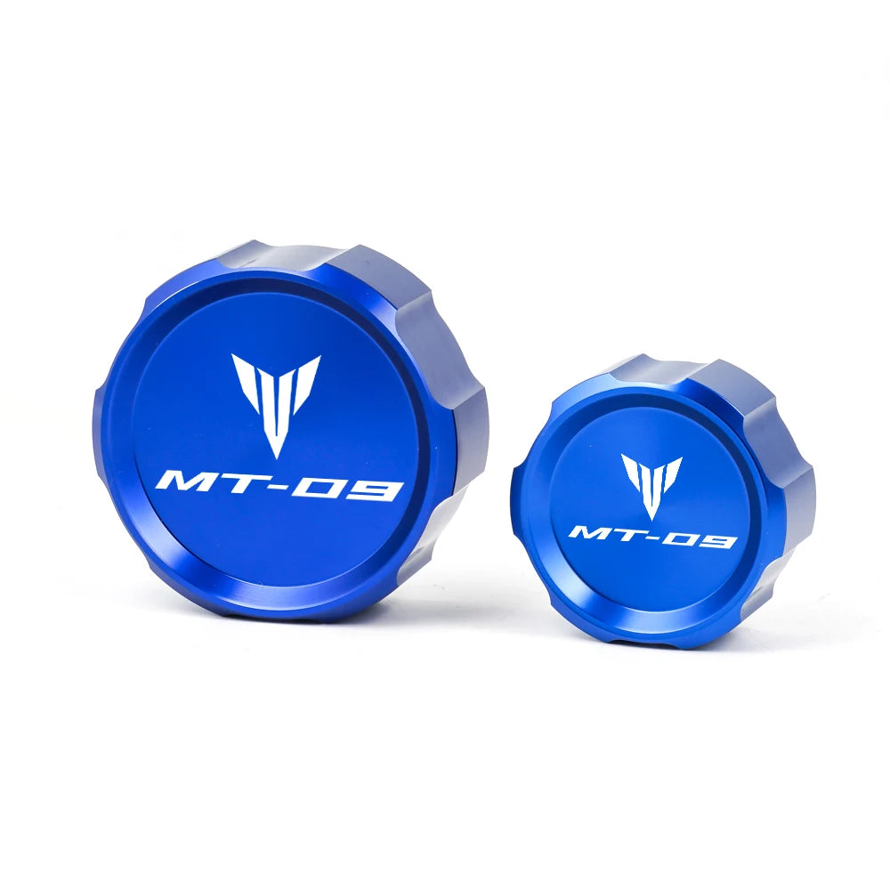 For Yamaha MT09 MT 09 MT-09 SP 2021-2024 2023Motorcycle Front Rear Brake Fluid Reservoir Cover Cap Sock Engine Oil Filler Cap