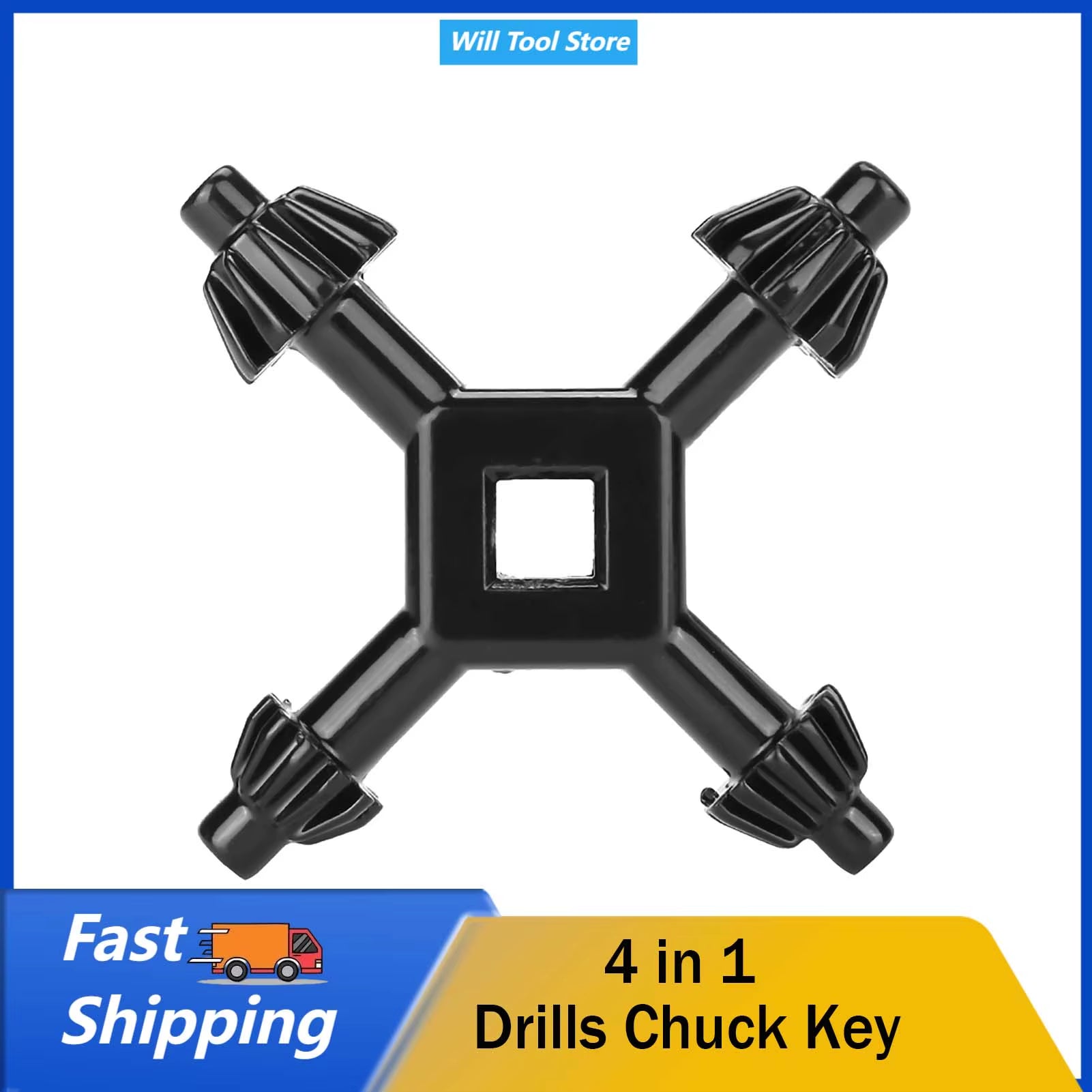 4 in 1 Multifunctional Steel Drills Chuck Key Fit Handheld Drilling Tool 4 in 1 Chuck Key Fit Handheld 4 in 1 Drills Chuck Key