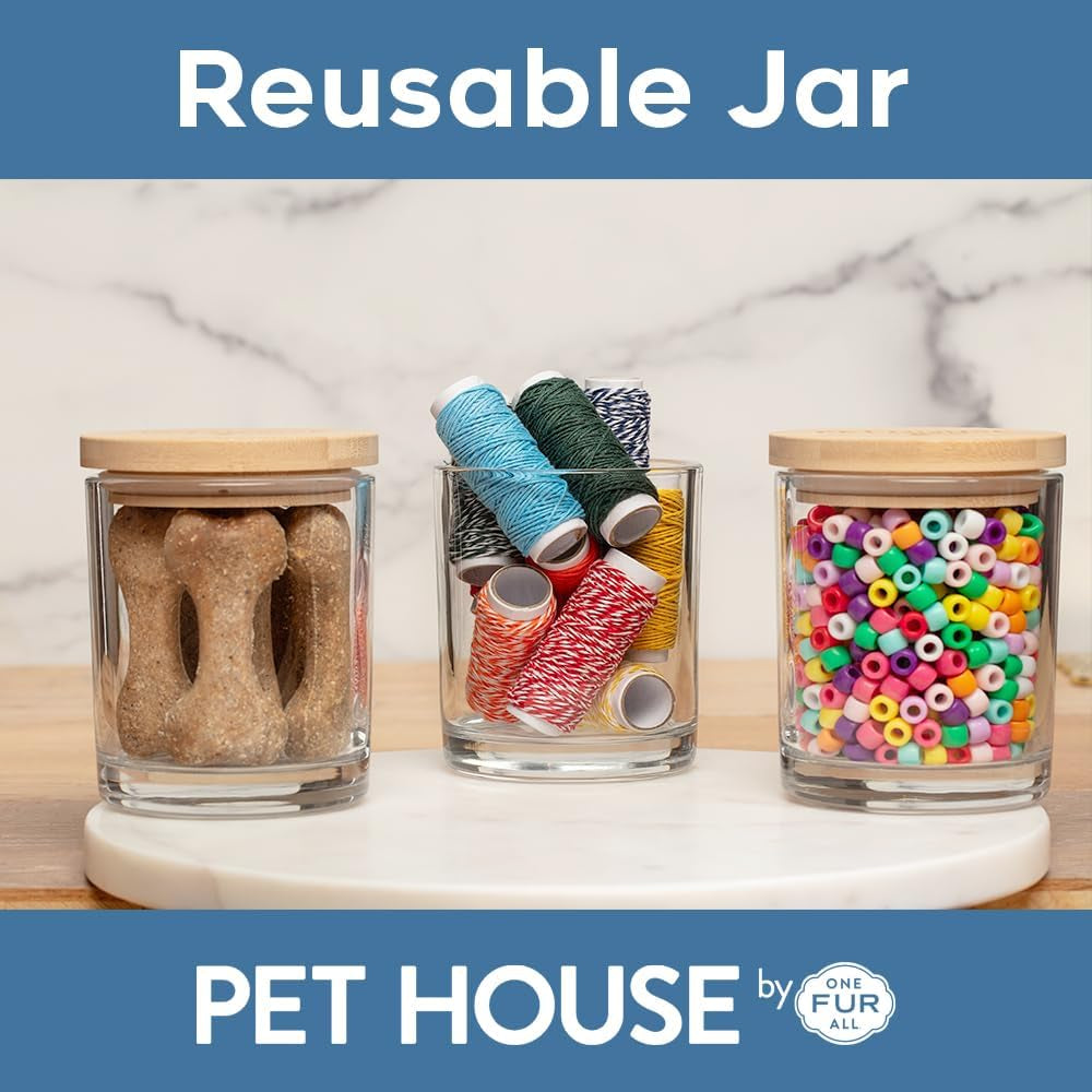Pet House Fall Candles, Long Lasting, Clean Burning, Soy Wax Scented Candles for Pet Odor, Pumpkin Spice, 2 Pack