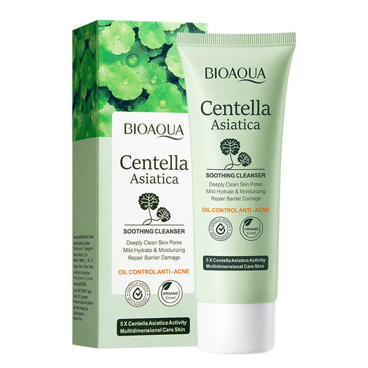 Centella Asiatica Facial Cleanser Moisturizing Oil Control Face Cleansing Face Wash Foam Facial Cleanser Skin Care