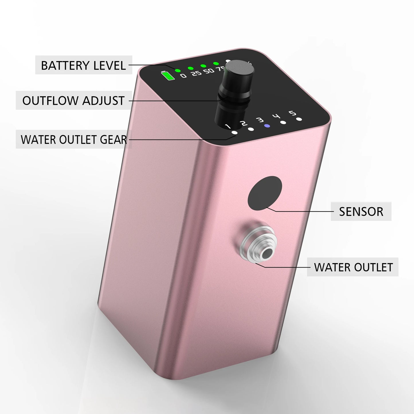 Tattoo Needle Washer Automatic Ink Flush with Strong Suction Automatic Induction Tattoo Washer Needle Tool Tattoo Supplies