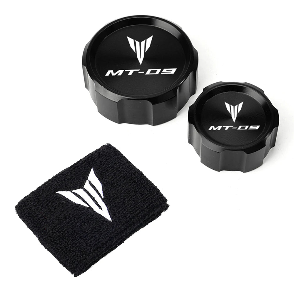 For Yamaha MT09 MT 09 MT-09 SP 2021-2024 2023Motorcycle Front Rear Brake Fluid Reservoir Cover Cap Sock Engine Oil Filler Cap