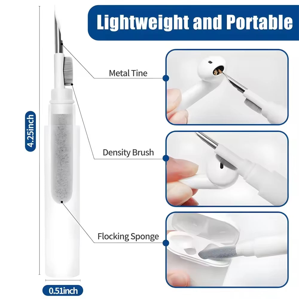Cleaning Pen for Cleaner Kit Set Compatible with Airpods Pro 1 2 Wireless Earphone Cleaning Tools for Bluetooth Headset