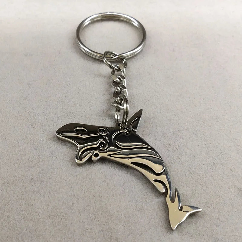 Shark Stainless Steel Charms Necklaces for Women Fish Whale Dolphin Silver Color Necklaces Pendants Jewelry Colar Gargantilha