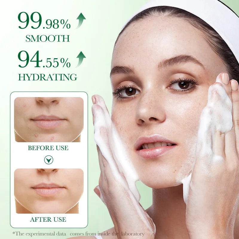 Centella Asiatica Facial Cleanser Moisturizing Oil Control Face Cleansing Face Wash Foam Facial Cleanser Skin Care
