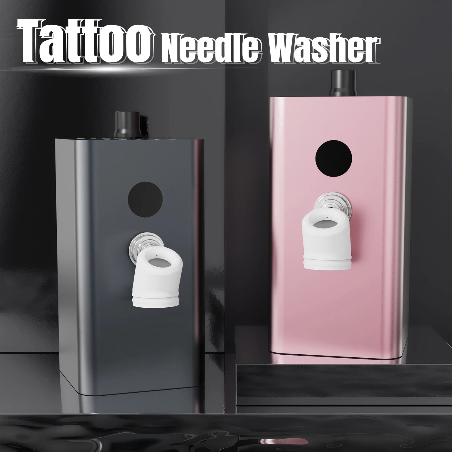 Tattoo Needle Washer Automatic Ink Flush with Strong Suction Automatic Induction Tattoo Washer Needle Tool Tattoo Supplies
