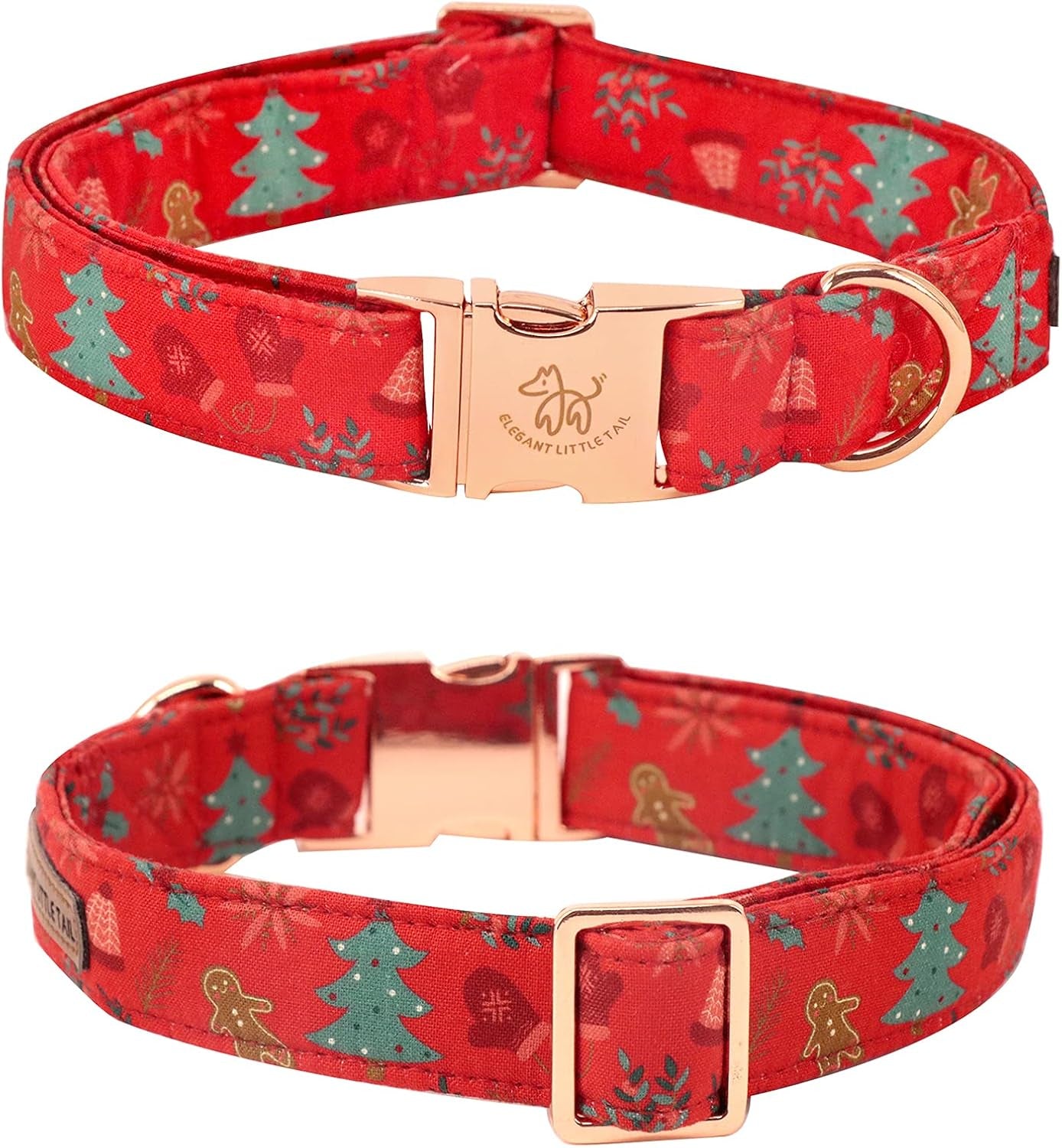 Christmas Dog Collar,Puppy Collar, Male or Female Dog Collar with Bow Adjustable Soft Bow Tie Dog Collars for Medium Dogs